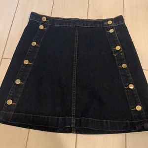 J Brand dark denim skirt